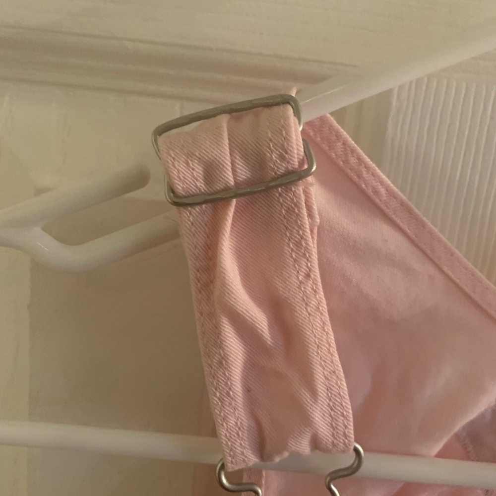 Oshkosh Bgosh Pink Bunny Dress Overalls Toddler Girl 2T - Picture 5 of 11